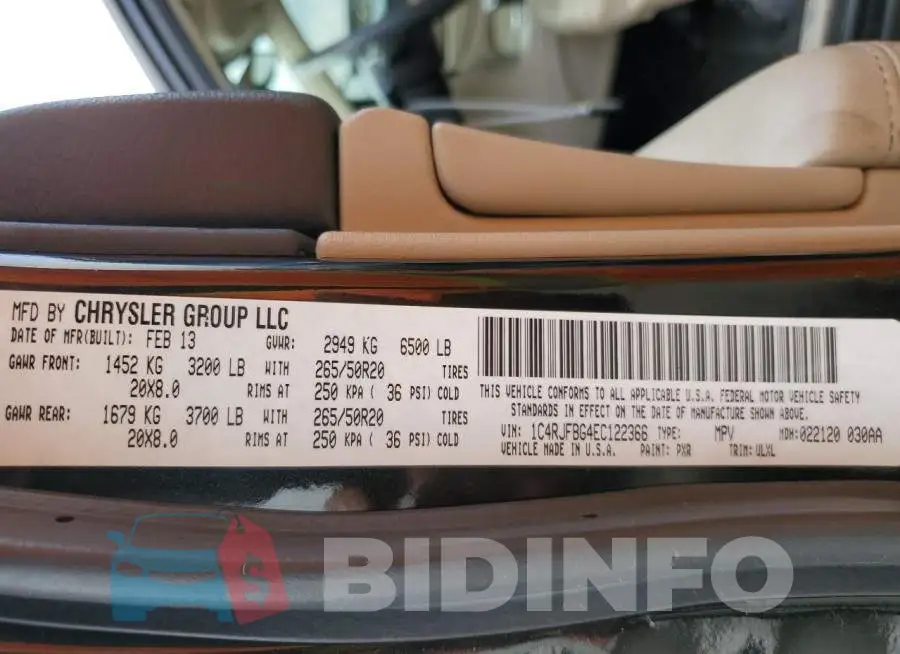 1C4RJFBG4EC122366 Photo# 14