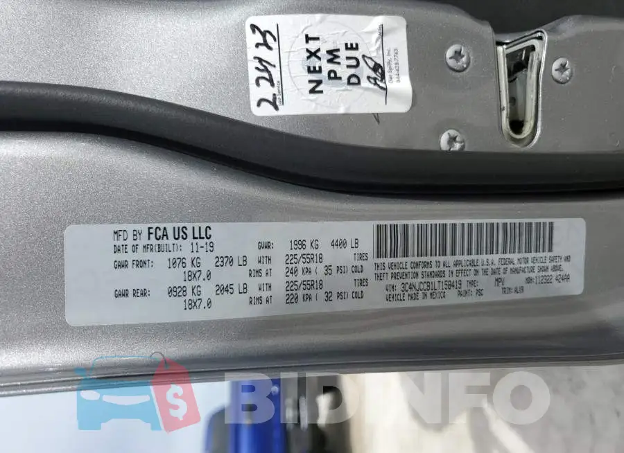 3C4NJCCB1LT158419 Photo# 13