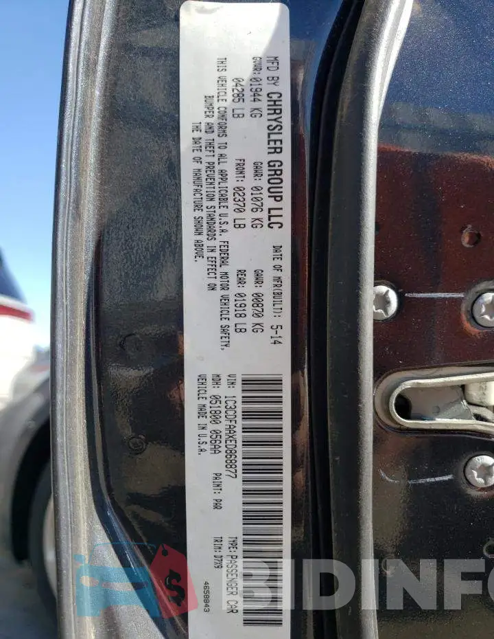 1C3CDFAAXED868877 Photo# 12