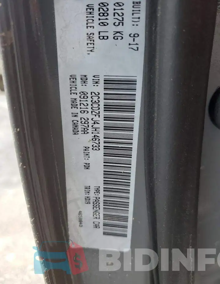 2C3CDZFJ4JH146733 Photo# 12