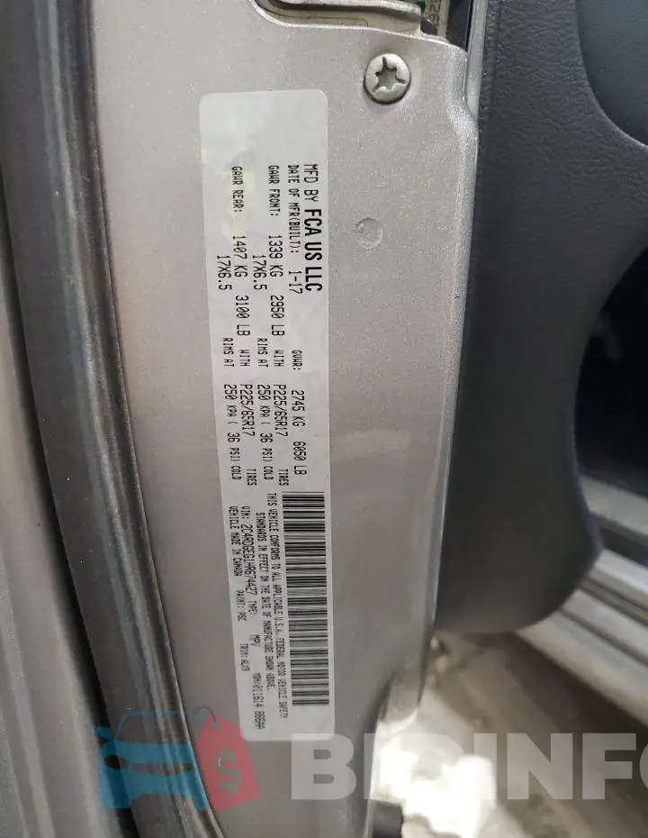 2C4RDGEG1HR674427 Photo# 13