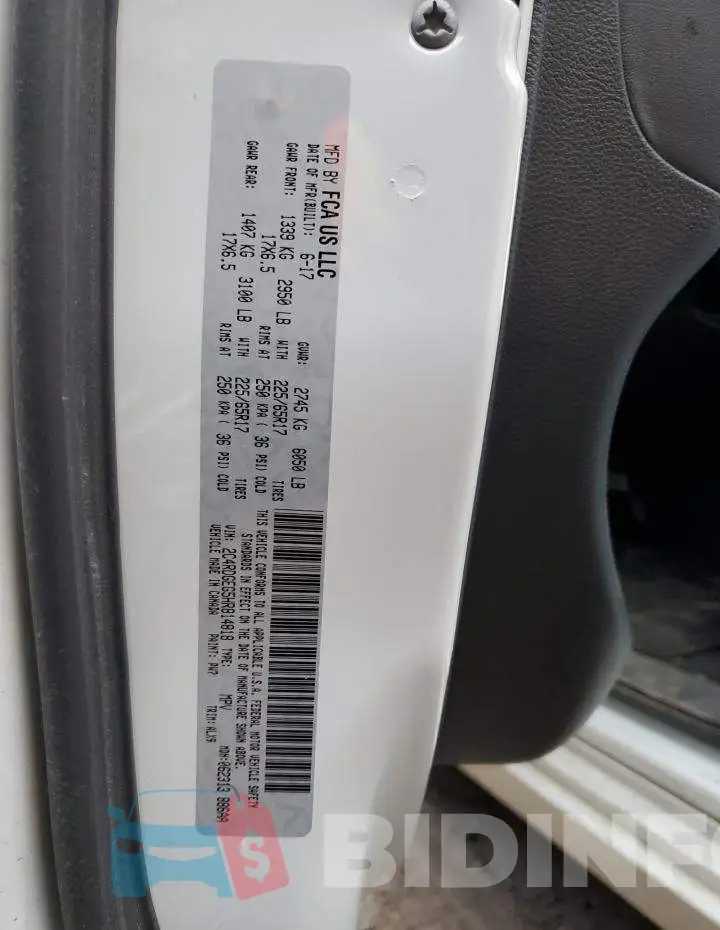 2C4RDGEG5HR814818 Photo# 13