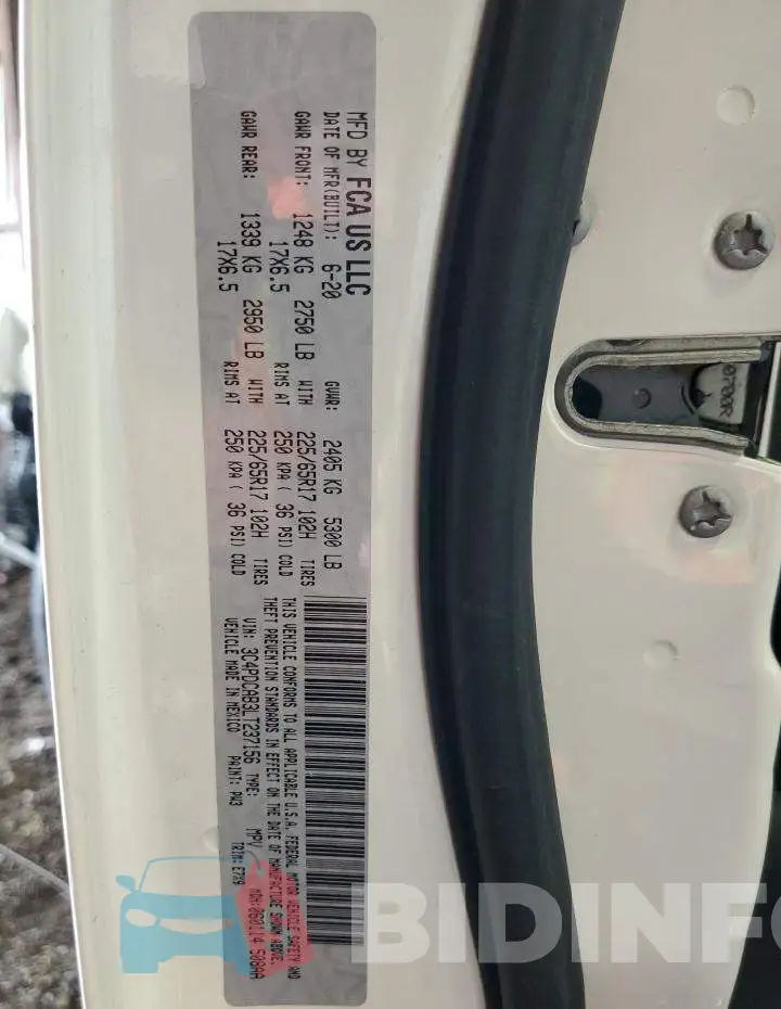 3C4PDCAB3LT237156 Photo# 14
