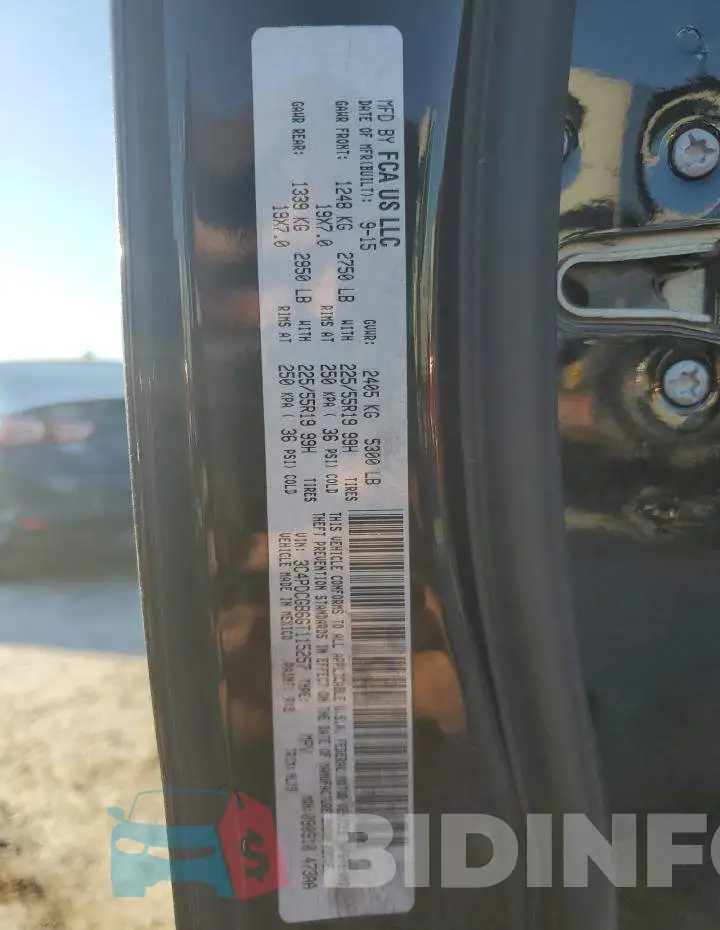 3C4PDCGB6GT115257 Photo# 13