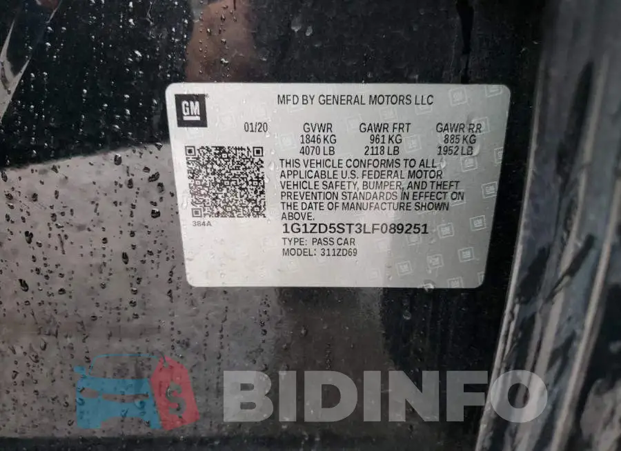 1G1ZD5ST3LF089251 Photo# 12