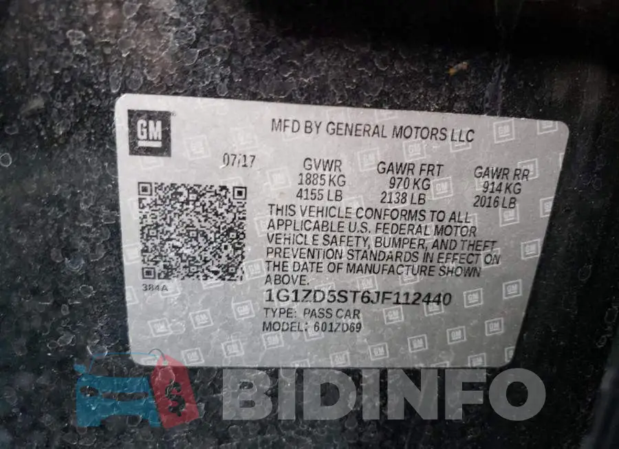 1G1ZD5ST6JF112440 Photo# 13