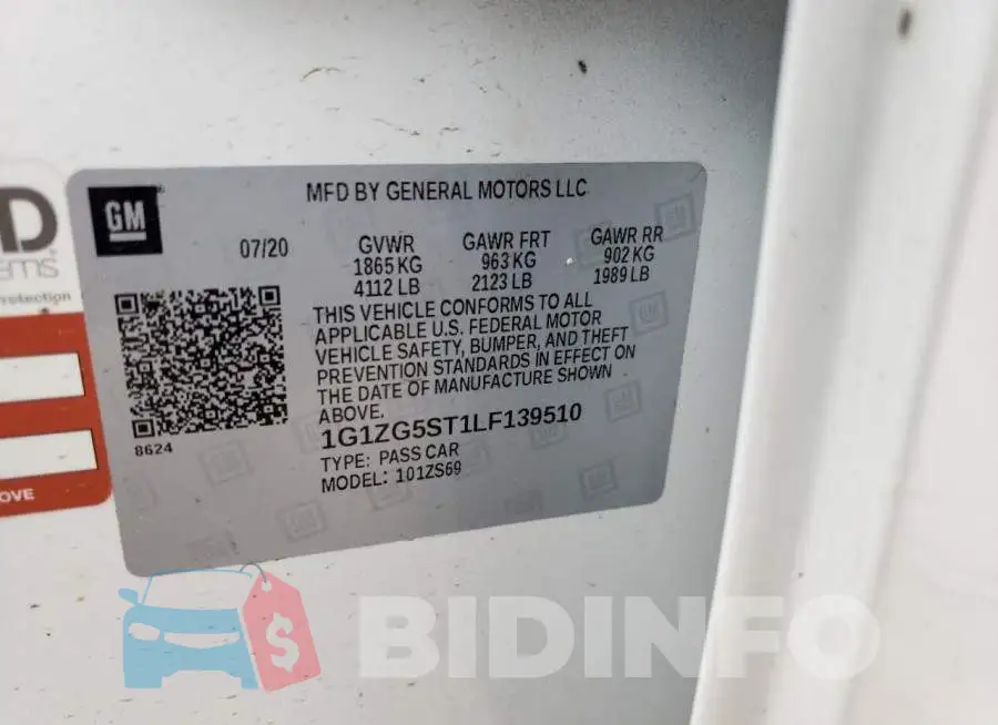 1G1ZG5ST1LF139510 Photo# 12