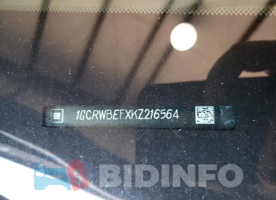 1GCRWBEFXKZ216564 Photo# 12