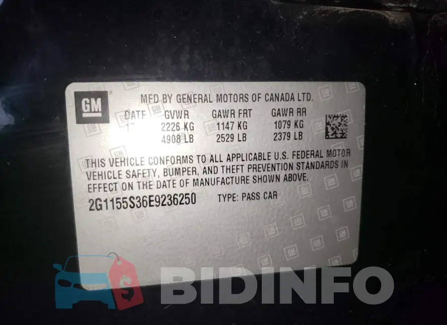 2G1155S36E9236250 Photo# 12
