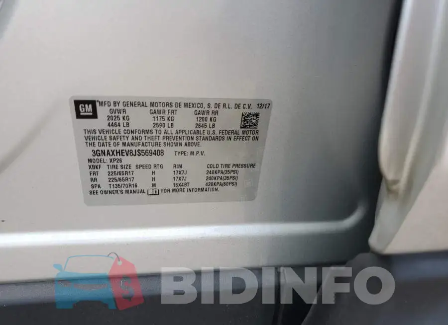 3GNAXHEV8JS569408 Photo# 12