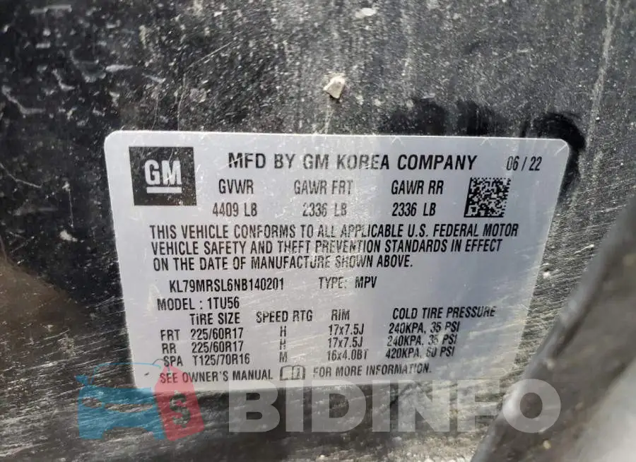 KL79MRSL6NB140201 Photo# 12