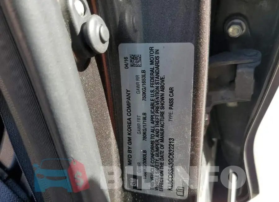 KL8CD6SA3GC632213 Photo# 12