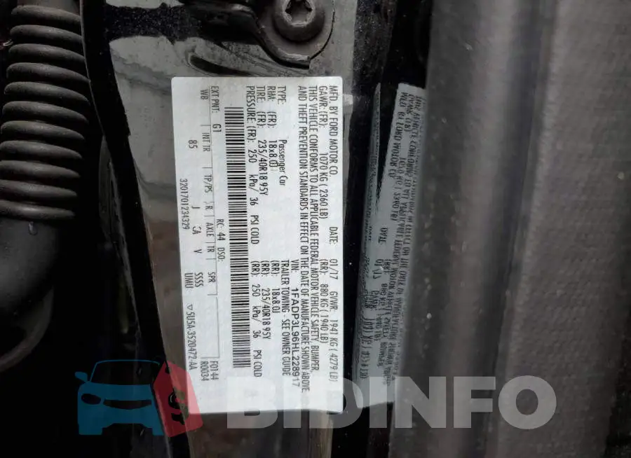 1FADP3L96HL228917 Photo# 12