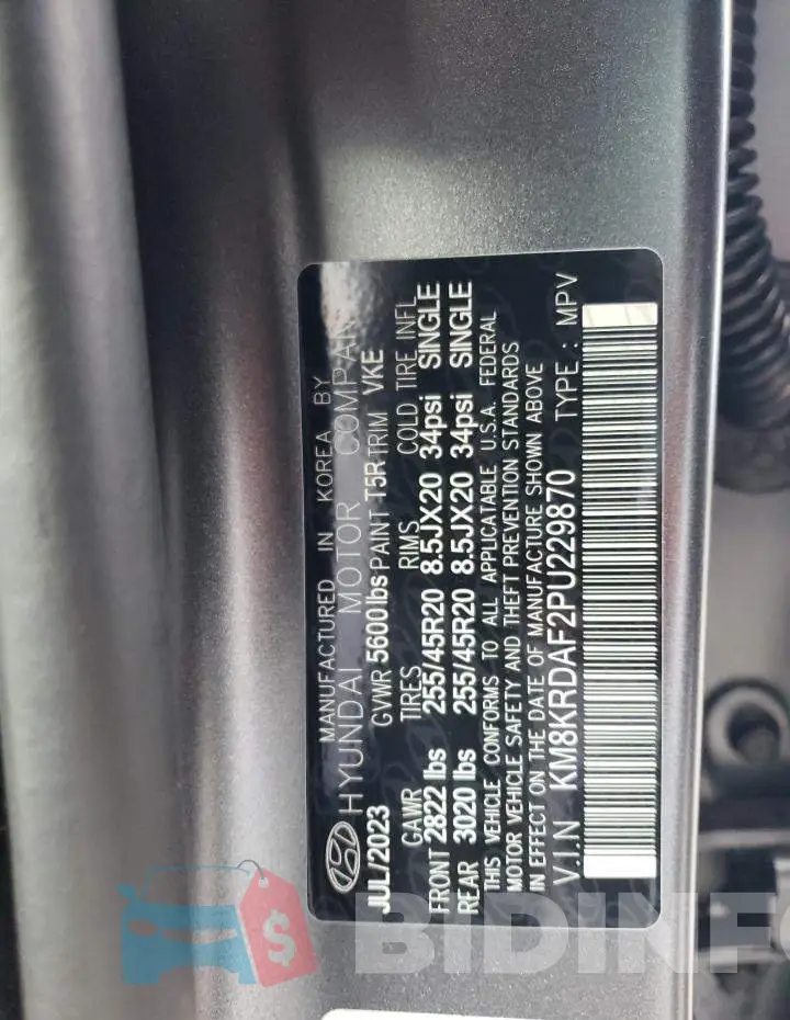KM8KRDAF2PU229870 Photo# 12