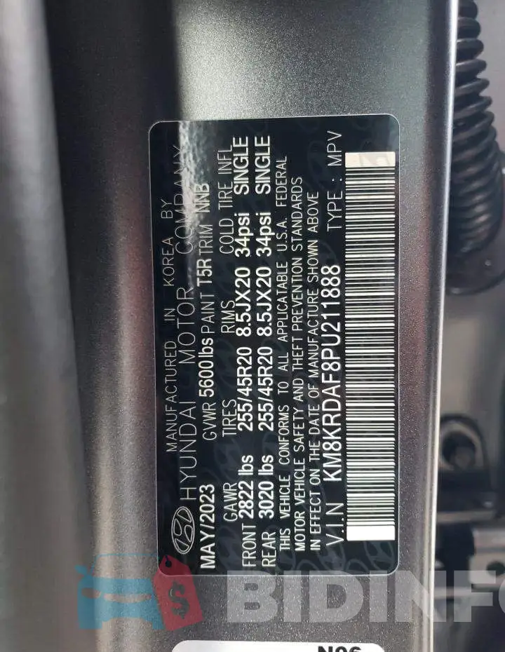 KM8KRDAF8PU211888 Photo# 12