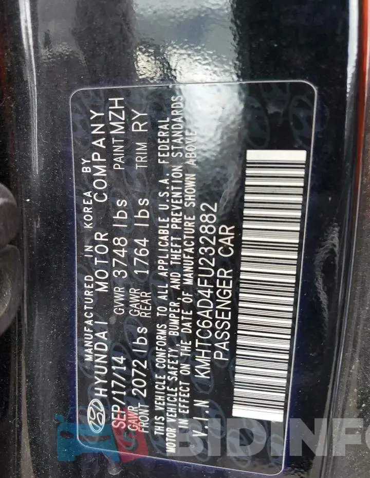 KMHTC6AD4FU232882 Photo# 12
