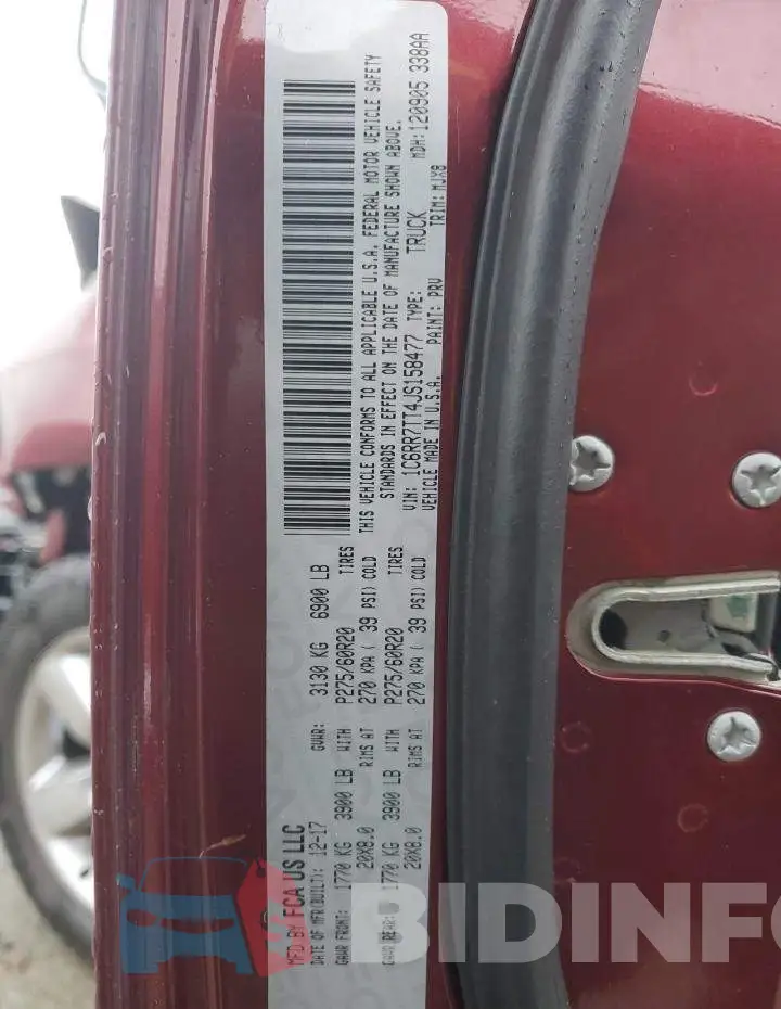 1C6RR7TT4JS158477 Photo# 13