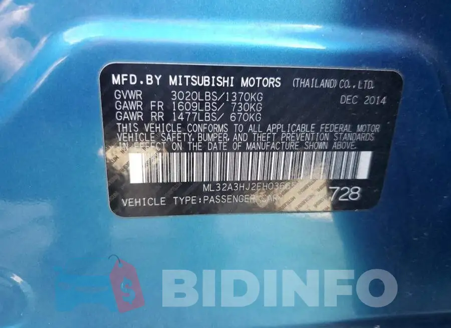 ML32A3HJ2FH036659 Photo# 13