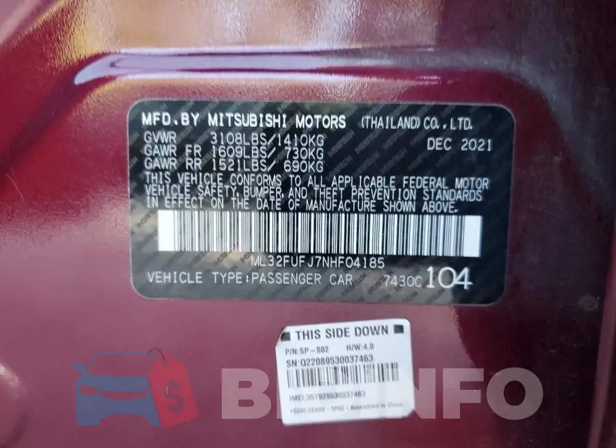 ML32FUFJ7NHF04185 Photo# 12