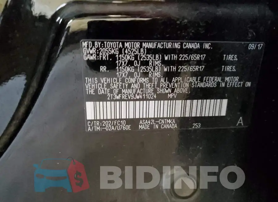 2T3WFREV9JW411024 Photo# 13