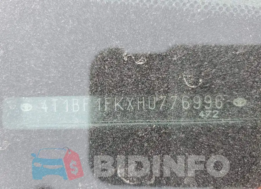 4T1BF1FKXHU776996 Photo# 12