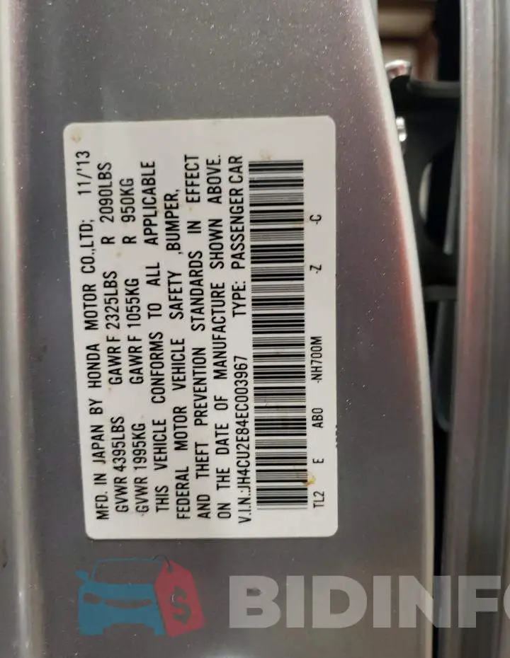 JH4CU2E84EC003967 Photo# 12