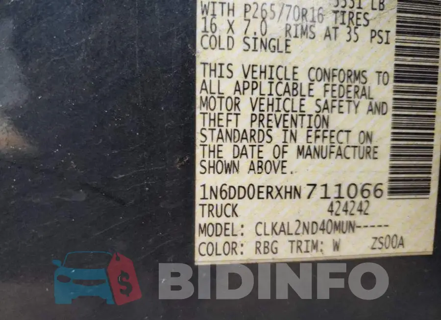 1N6DD0ERXHN711066 Photo# 12