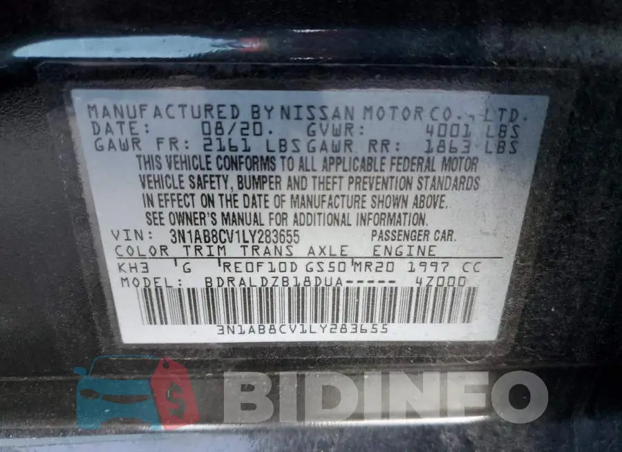 3N1AB8CV1LY283655 Photo# 12