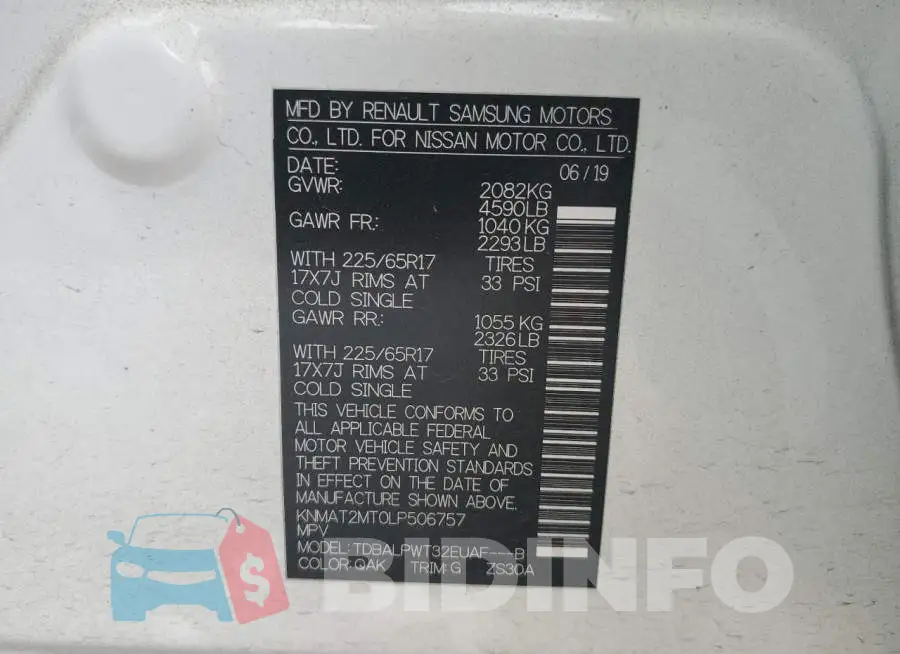 KNMAT2MT0LP506757 Photo# 14