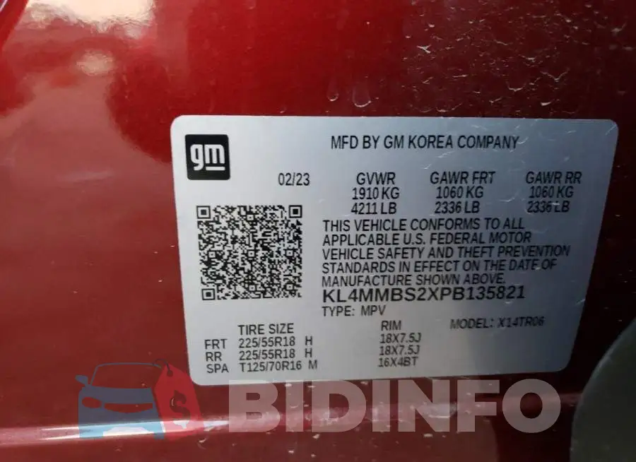 KL4MMBS2XPB135821 Photo# 13