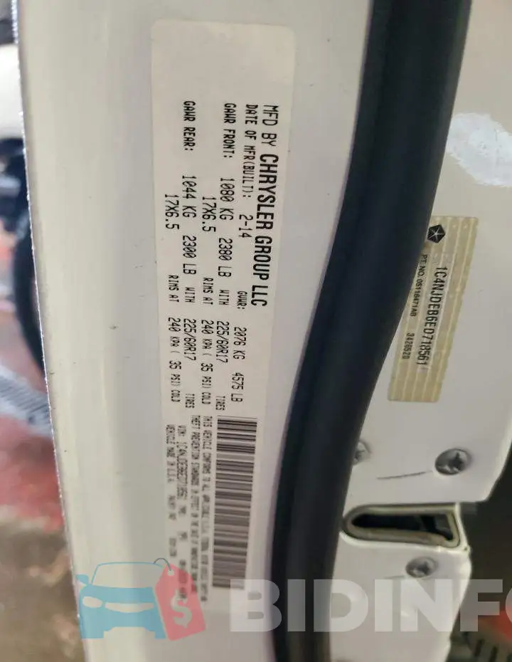 1C4NJDEB6ED718561 Photo# 14