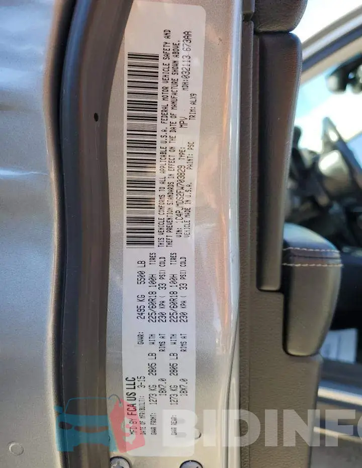 1C4PJMDS2FW703829 Photo# 13