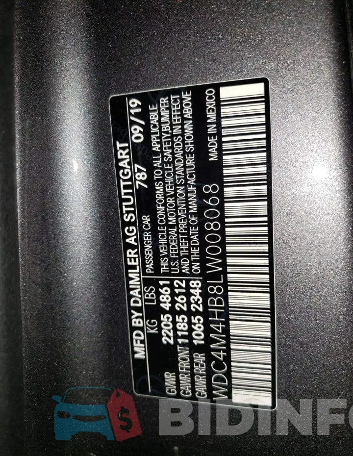 WDC4M4HB8LW008068 Photo# 12