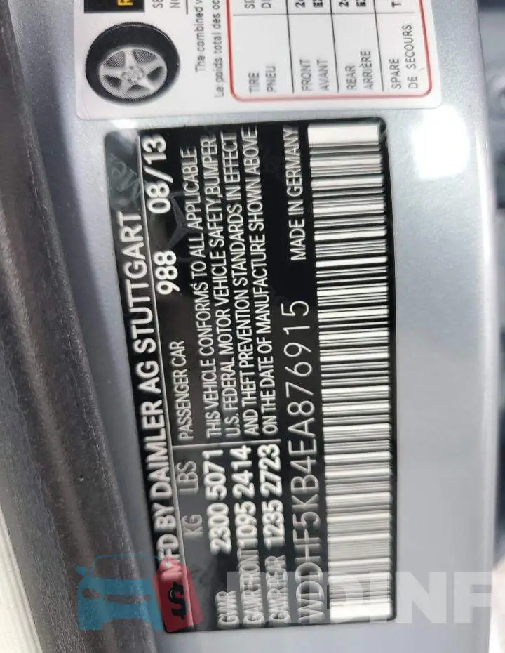WDDHF5KB4EA876915 Photo# 12