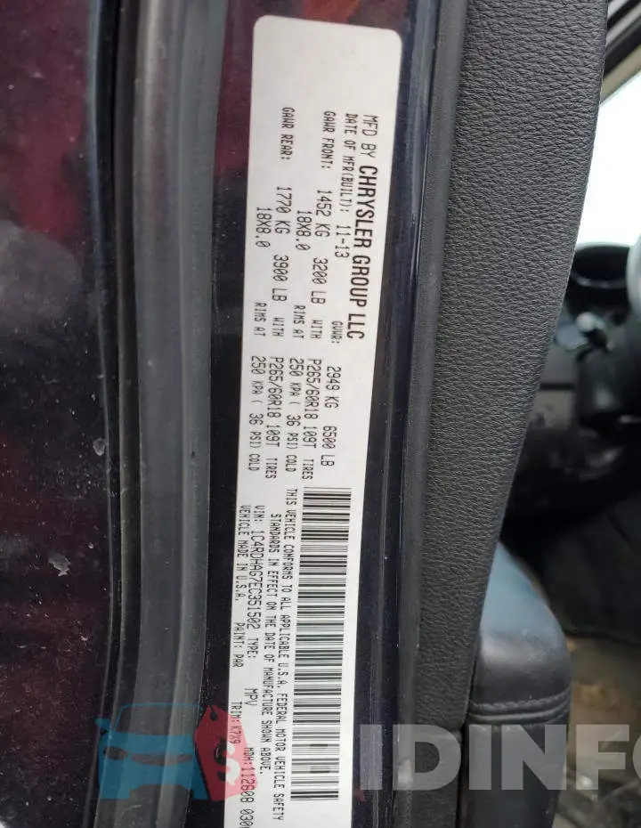 1C4RDHAG7EC351502 Photo# 13