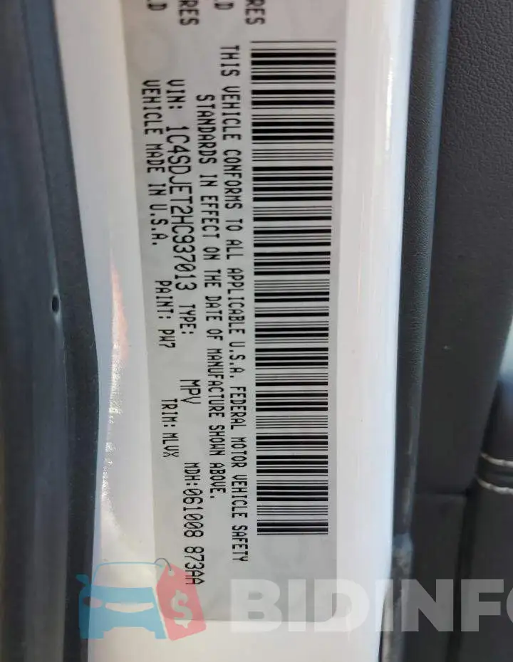 1C4SDJET2HC937013 Photo# 13
