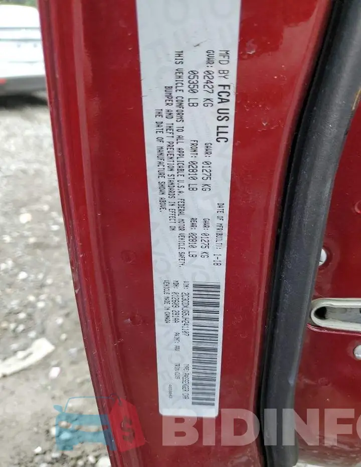 2C3CDXJG5JH241107 Photo# 12