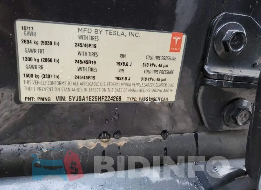 5YJSA1E25HF224268 Photo# 12