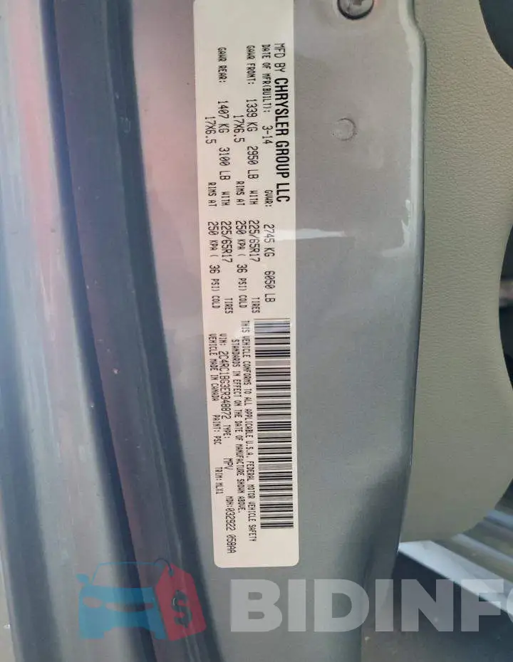 2C4RC1BG3ER348872 Photo# 14
