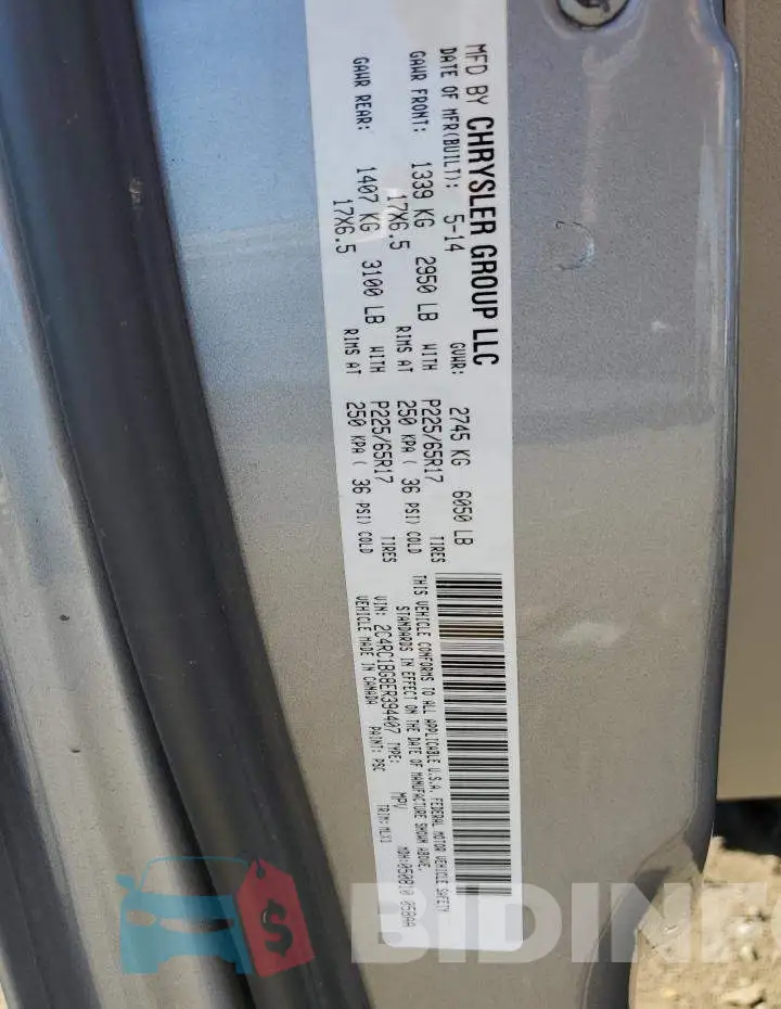 2C4RC1BG8ER394407 Photo# 13