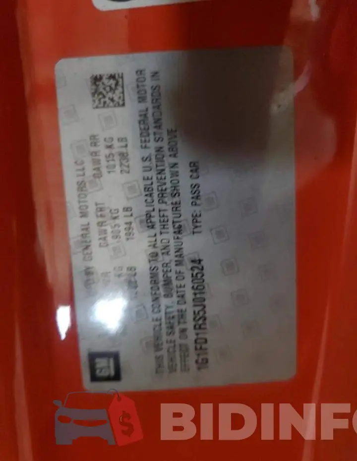 1G1FD1RS5J0160524 Photo# 12