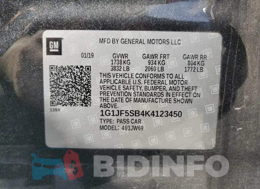 1G1JF5SB4K4123450 Photo# 12