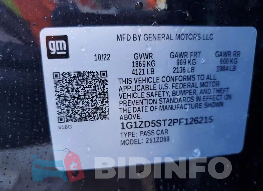 1G1ZD5ST2PF126215 Photo# 12