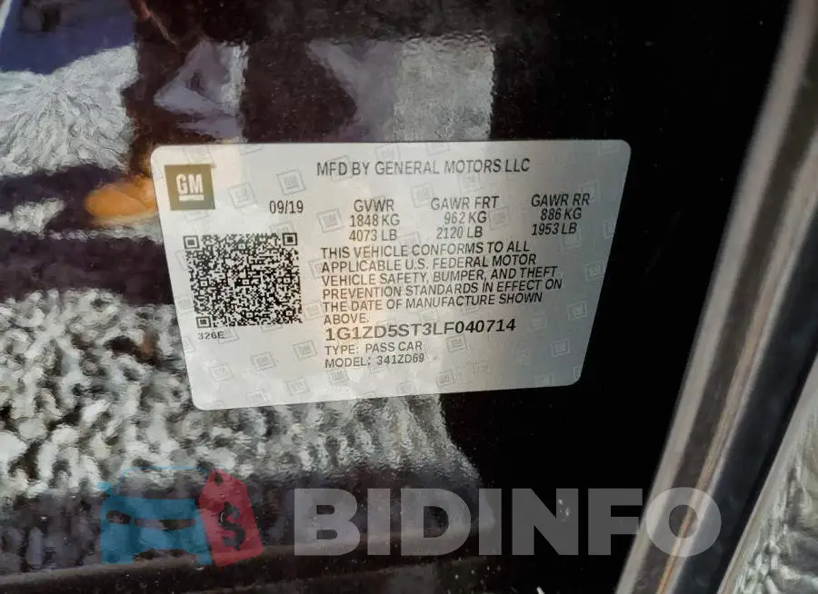 1G1ZD5ST3LF040714 Photo# 12
