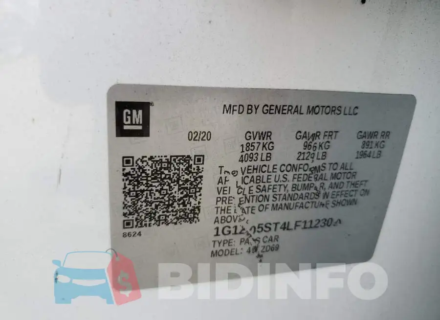 1G1ZD5ST4LF112309 Photo# 12