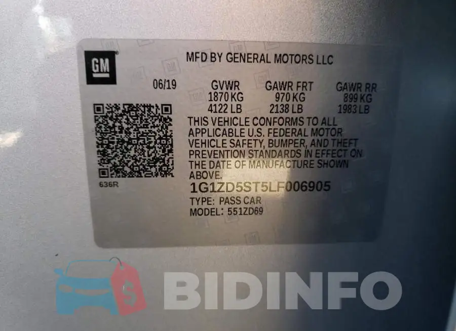 1G1ZD5ST5LF006905 Photo# 12