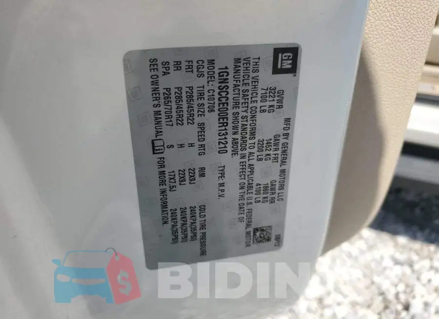 1GNSCCE00ER131210 Photo# 14