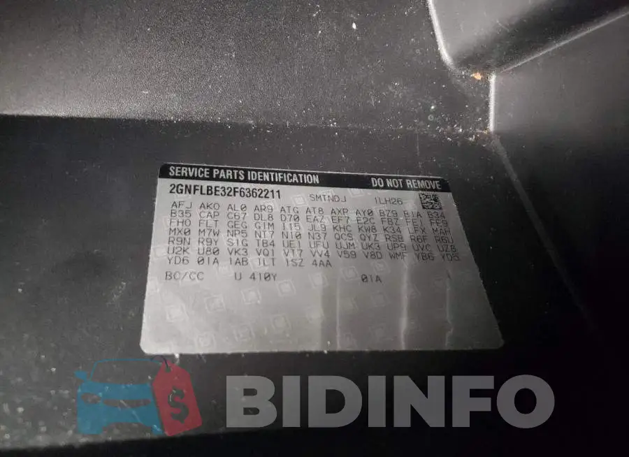 2GNFLBE32F6362211 Photo# 13