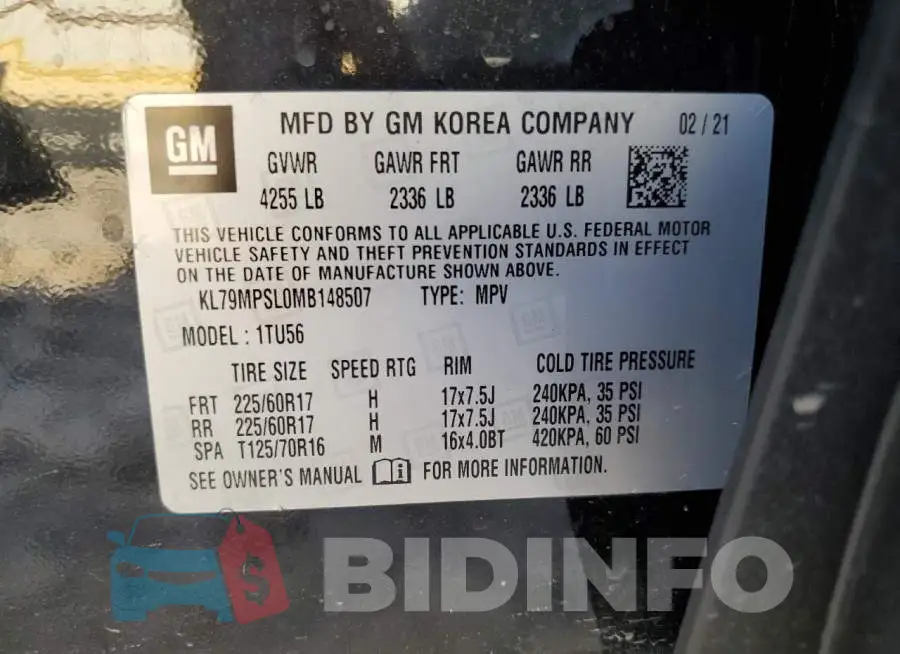 KL79MPSL0MB148507 Photo# 12