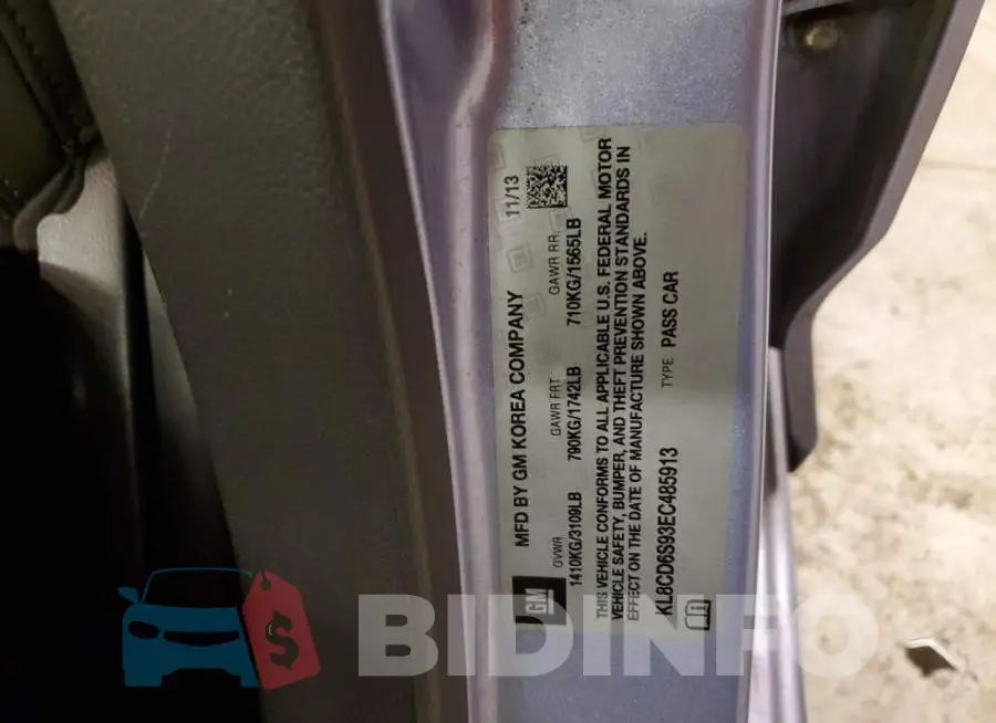 KL8CD6S93EC485913 Photo# 12